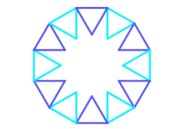 scratch绘制十二个等边三角